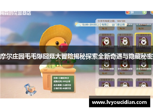 摩尔庄园毛毛爆囧菇大冒险揭秘探索全新奇遇与隐藏秘密