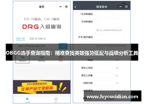 OBGG选手查询指南：精准查找英雄强势搭配与战绩分析工具